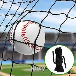 10'x30' Baseball Softball Backstop Nets, Heavy Duty Baseball Netting Ball Sto
