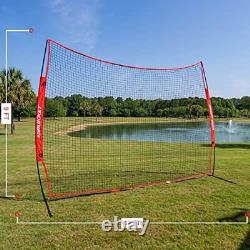 12X9Ft Barricade Backstop Net, Indoor, Outdoor Lacrosse, Basketball, Soccer