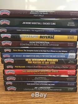 12 Championship Production DVD's for Sale with an additional 3 Pack of Jim Boone