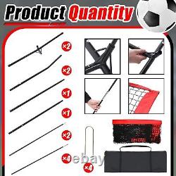 12x9 Portable Backstop Net Lacrosse, Baseball, Soccer, Field Hockey, Durable