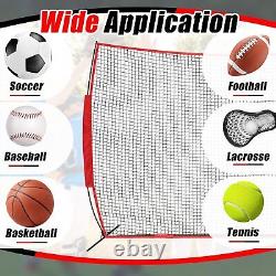 12x9 Portable Backstop Net Lacrosse, Baseball, Soccer, Field Hockey, Durable