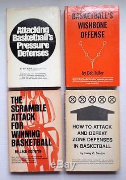 1958 1981 Basketball Coaching Book Collection, 29 Books, Team Defense Offense