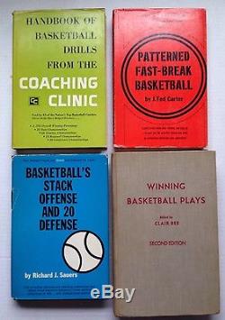 1958 1981 Basketball Coaching Book Collection, 29 Books, Team Defense Offense