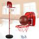 1set Children Basketball Stand Outdoor Indoor Portable Backboard Adjustable Toys