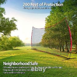 20X10Ft Sports Net 200 SQ Feet of Protection Multi Sport Netting Barrier, Sp