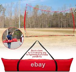 20X10 Foot Lacrosse Backstop, 200 Sq Feet of Protection Perfect for Lacrosse, So