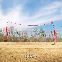 20X10 Foot Lacrosse Backstop 200 Sq Ft Protection Soccer Baseball Basketball Hoc