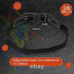 20 Pieces Basketball Dribbling Goggles Basketball Training Goggles No Look Eye