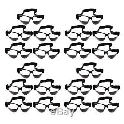 20pcs Black Cool Basketball Training Glasses Adjustable Dribbling Goggle