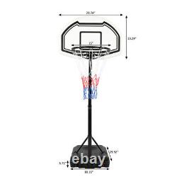 28 inch x 19 inch basketball basket backboard adjustable maximum applicable ball