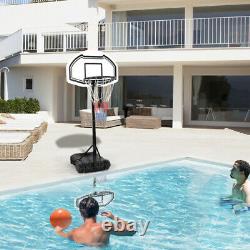 28 inch x 19 inch basketball basket backboard adjustable maximum applicable ball