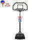 28x19Backboard Kid Adjustable Pool Basketball Hoop System Stand Ball Model 7#