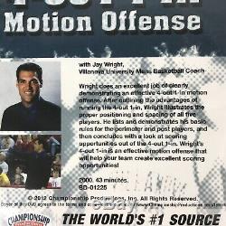 2 DVDs 4-Out 1-In Motion Offense + Breakdown Drills Basketball Coach Jay Wright