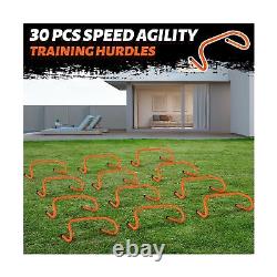 30 Pcs 6 Speed Hurdles Agility Training Hurdles Plyometric Practice Agility