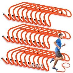 30 Pcs 6 Speed Hurdles Agility Training Hurdles Plyometric Practice Orange