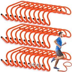 30 Pcs 6 Speed Hurdles Agility Training Hurdles Plyometric Practice Orange