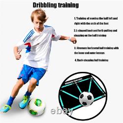 3XFootball Footstep Training Mat, Soccer Training Mat, -Skid Shock6289