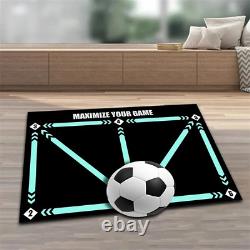 3XFootball Footstep Training Mat, Soccer Training Mat, -Skid Shock6289