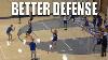 3 Defense Drills To Make Your Basketball Team Better Closeouts Defensive Slides Deflections