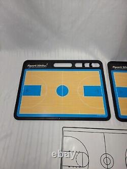 (3) Sport Write Pro Basketball Write-on Wipe-Off Coaching Dry-Erase Board