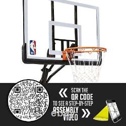 50 Portable Basketball Hoop with Polycarbonate Backboard