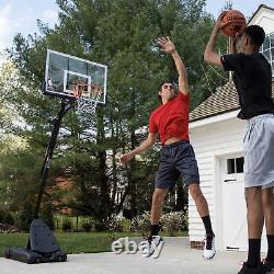 50 Portable Basketball Hoop with Polycarbonate Backboard