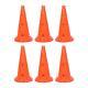 6 Pieces Training Cones Orange for Speed Training Basketball Obstacle Course
