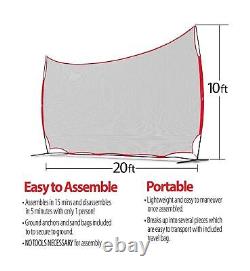 ANYTHING SPORTS 20x10ft Sports Net 200 SQ feet of Protection Multi Sport