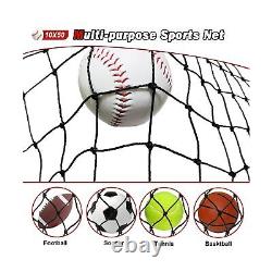 AOLIGEIJS Baseball Softball Backstop Nets, Sports Net, Sports Netting Barrier, S