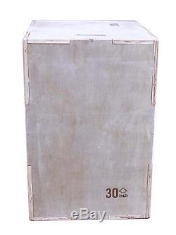 Ader 3-in-1 Wood Plyometric Box (20x24x30)