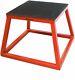 Ader Fitness Plyometric Platform Box Set- 12, 18 Red