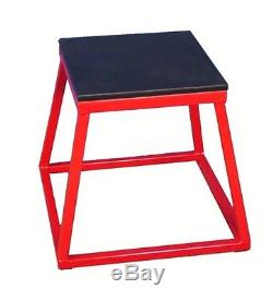 Ader Red Plyometric Platform Box Set- 12,18, 24