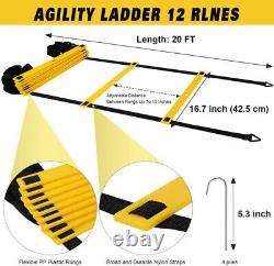 Agility Ladder Speed Training Equipment Set Training Football Soccer Basketball