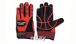 Ball Hog Gloves Weighted Anti Grip Handling X-Factor (Basketball Training Aid)