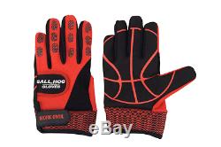 Ball Hog Gloves X-Factor + Grip Strengthener BASKETBALL DRIBBLING Training Aid