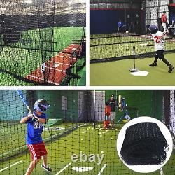 Baseball Batting Cage Netting, Heavy-Duty Sports Barrier Nets 30X 12Ft/14X 28Ft
