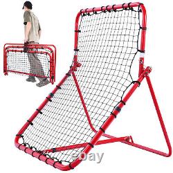 Baseball Rebounder Net PitchBack Net Installation-Free Volleyball Bounceback Net