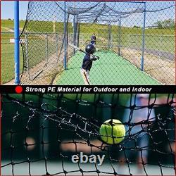 Baseball Softball Backstop Nets, Sports Net, Sports Netting 15X30FT