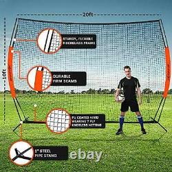 Baseball Softball Practice Golf Net Rebounder With Bag Black Color Design