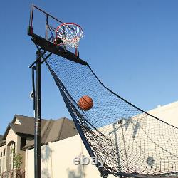 Basketball Ball Return Net Practice Aid Catcher and Rebounder Durable Nylon Blk