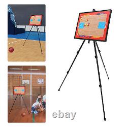 Basketball Coaching Board Triangle Bracket Stand Portable Tactical Display Board