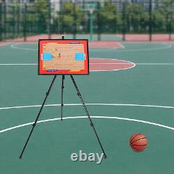 Basketball Coaching Board Triangle Bracket Stand Portable Tactical Display Board