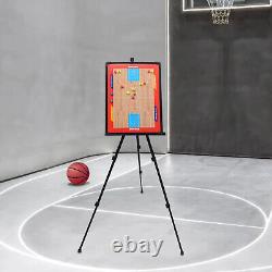 Basketball Coaching Board Triangle Bracket Stand Portable Tactical Display Board