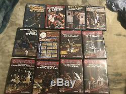 Basketball Coaching DVDsLot Of 22 Used And Brand New DVDS