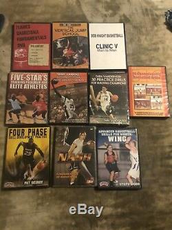 Basketball Coaching DVDsLot Of 22 Used And Brand New DVDS