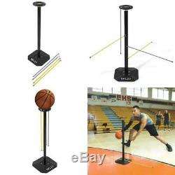 Basketball Dribble Trainer Stick for Plyometric Training Height Adjustable Arms