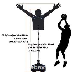 Basketball Dummy Defender Trainer, Height Adjustable Practice Defensive Adult