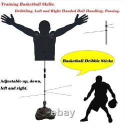 Basketball Dummy Defender Trainer, Height Adjustable Practice Defensive Adult