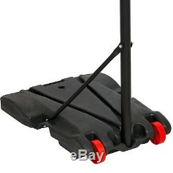 Basketball Hoop Stand Portable Height-Adjustable 28 Backboard With Wheels