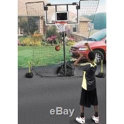 Basketball Net Adjustable Portable Return Catch System House Yard Gym Shoot Ball
